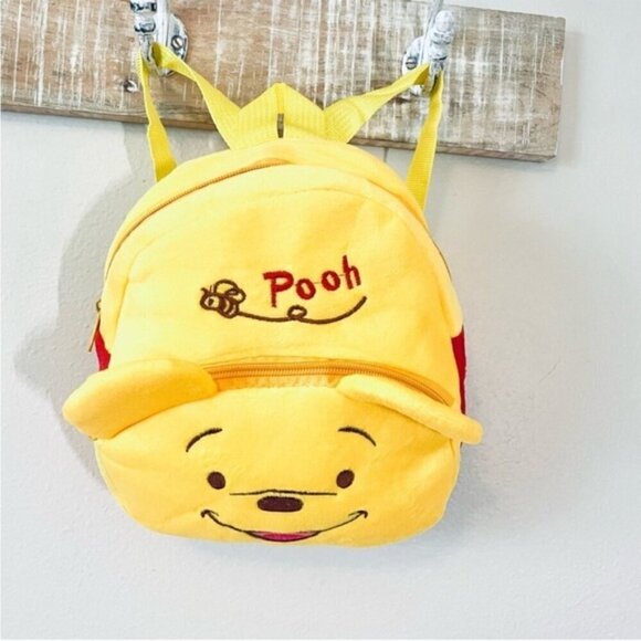 NWT Winnie the Pooh Bear Children's Backpack - Plush Kids Mini Bag - Picture 6 of 13